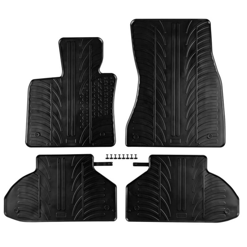 Βλησαρούλης Car Center - Πατάκια Αυτοκινήτου Gledring 0493 BMW X6 F16 2014-2019  Μαύρο 4 Τεμάχια