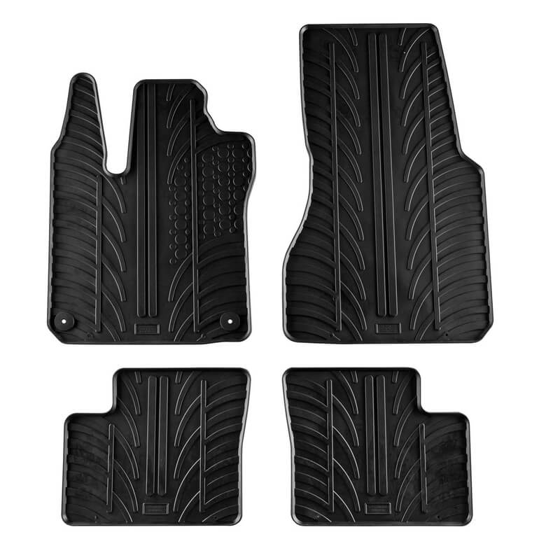Βλησαρούλης Car Center - Πατάκια Αυτοκινήτου Gledring 0462 Smart Forfour 453 2014- Μαύρο 4 Τεμάχια