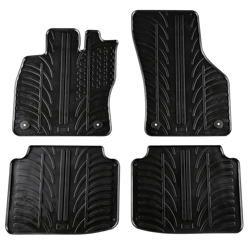 Βλησαρούλης Car Center - Πατάκια Αυτοκινήτου Gledring 0474 Skoda SuperB 2015- Μαύρο 4 Τεμάχια