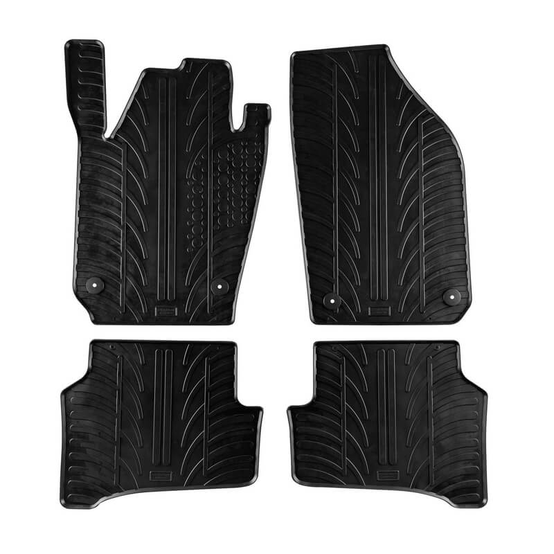 Βλησαρούλης Car Center - Πατάκια Αυτοκινήτου Gledring 0473 Skoda Fabia 2014- Μαύρο 4 Τεμάχια
