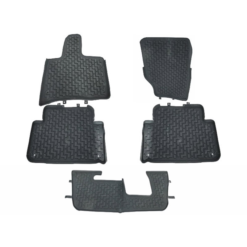 Βλησαρούλης Car Center - Πατάκια Σκαφάκια 3D Από Λάστιχο Για Audi Q7 4L 06-15 7 Θέσιο "Star Diamond" 5 Τεμάχια Γκρι