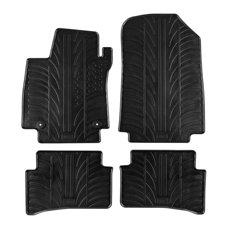 Βλησαρούλης Car Center - Πατάκια Αυτοκινήτου Gledring 0053 Renault Captur 2013- / Clio IV 2012-2019 / Clio IV GT 2013+ Μάυρο 4 Τεμάχια