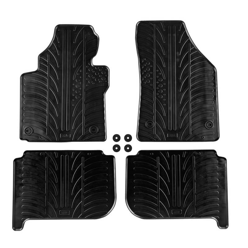 Βλησαρούλης Car Center - Πατάκια Αυτοκινήτου Gledring 0067 VW Touran 2003-2015 Μαύρο 4 Τεμάχια