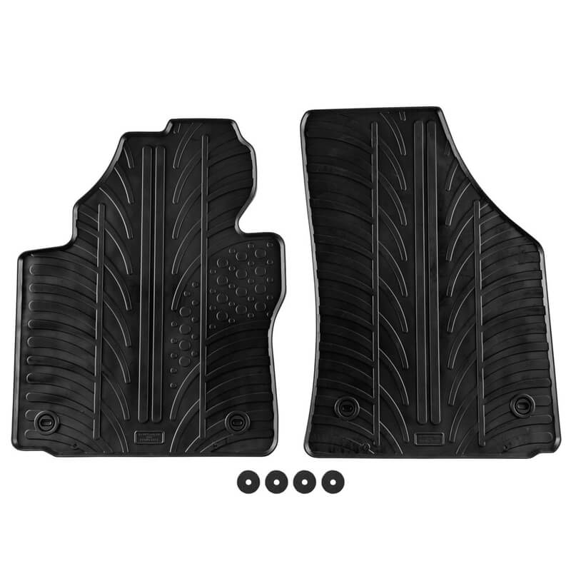 Βλησαρούλης Car Center - Πατάκια Αυτοκινήτου Gledring 0069 VW Caddy 2004-2020 Μαύρο 2 Τεμάχια