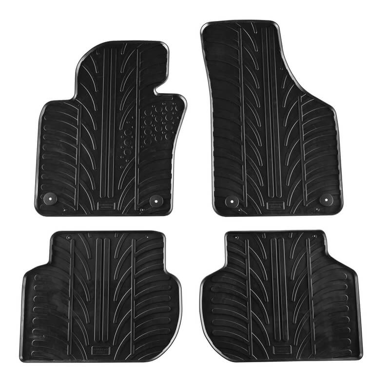 Βλησαρούλης Car Center - Πατάκια Αυτοκινήτου Gledring 0074 VW Jetta 6 2011-2019 Μαύρο 4 Τεμάχια