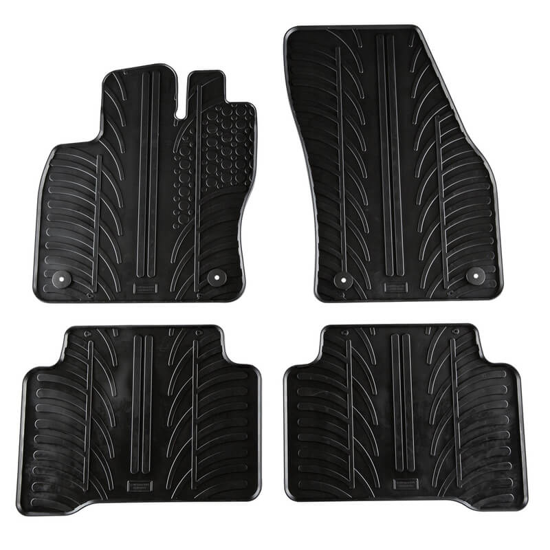 Βλησαρούλης Car Center - Πατάκια Αυτοκινήτου Gledring 0079 VW Touran 2015- Μαύρο 4 Τεμάχια