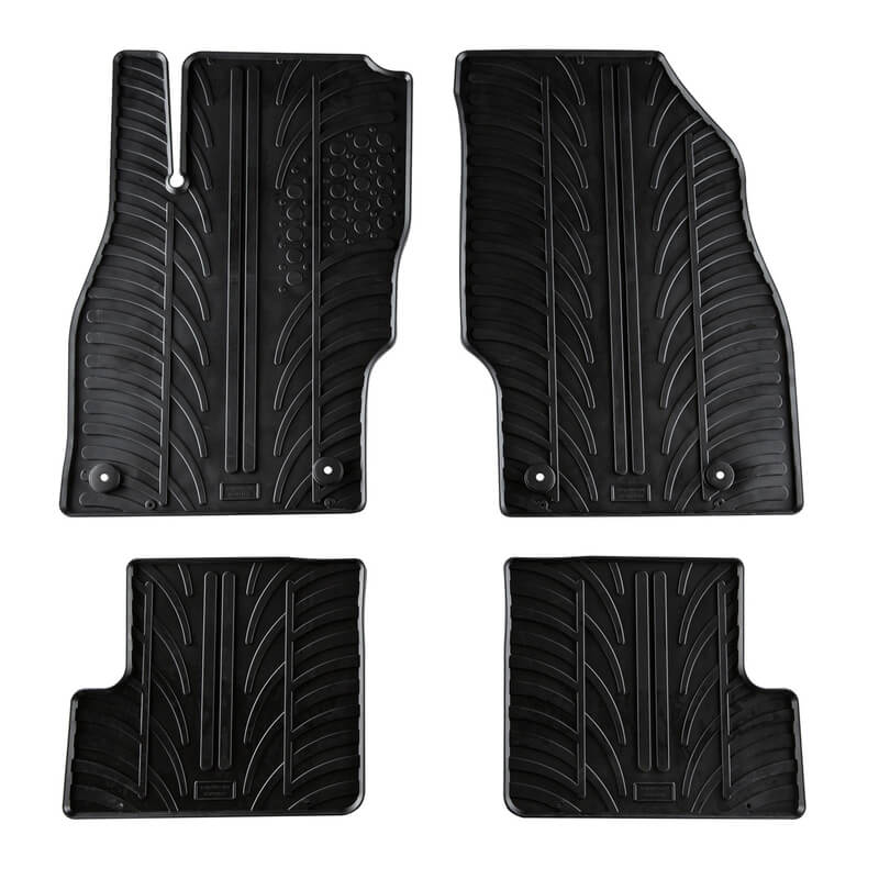 Βλησαρούλης Car Center - Πατάκια Αυτοκινήτου Gledring 0090 Opel Adam 2013- Μαύρο 4 Τεμάχια