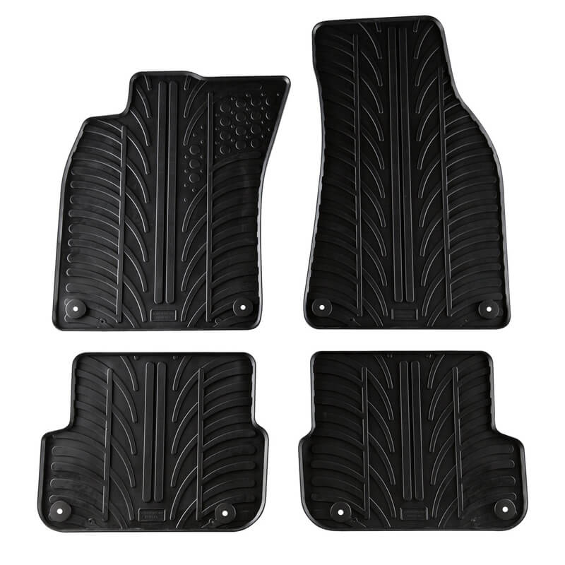 Βλησαρούλης Car Center - Πατάκια Αυτοκινήτου Gledring 0247 Audi A6 C6 2006-2010 Μαύρο 4 Τεμάχια