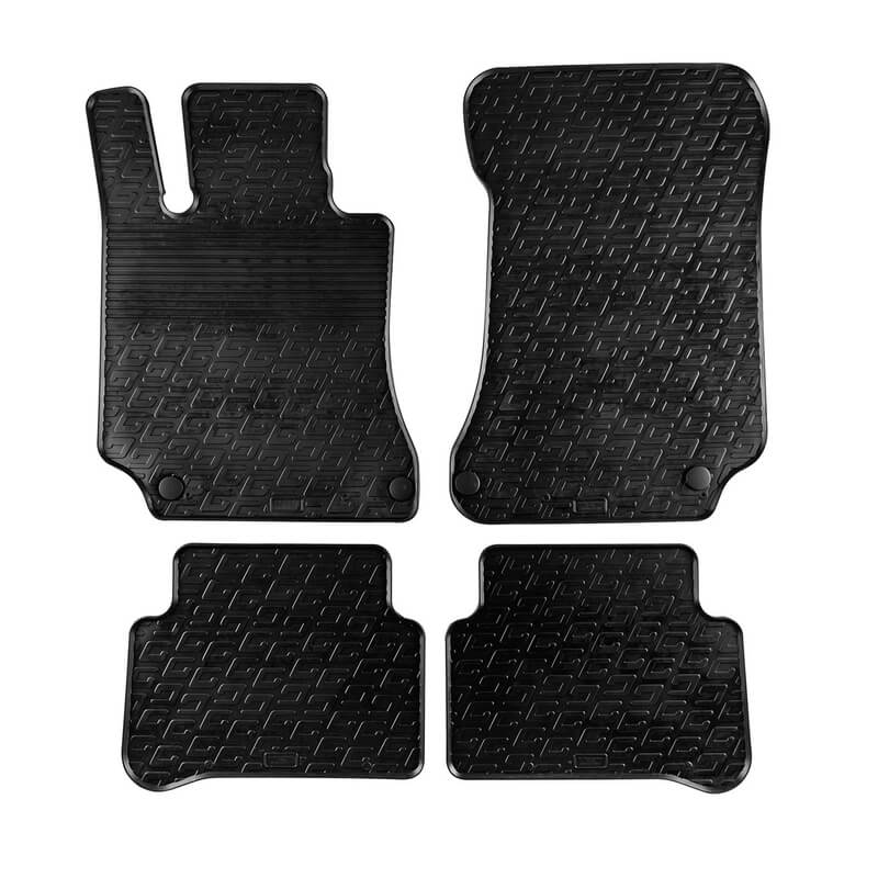 Βλησαρούλης Car Center - Πατάκια Αυτοκινήτου Gledring 0319 Mercedes W212 E-Class 2014-2016 Μαύρο 4 Τεμάχια