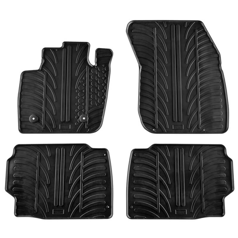Βλησαρούλης Car Center - Πατάκια Αυτοκινήτου Gledring 0551 Ford Mondeo 2014- Μαύρο 4 Τεμάχια