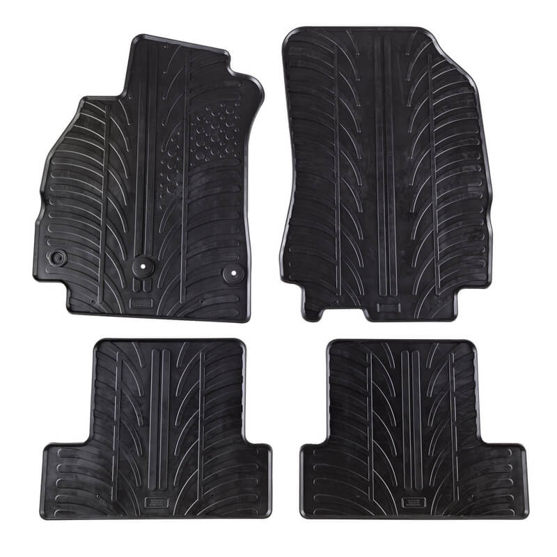 Βλησαρούλης Car Center - Πατάκια Αυτοκινήτου Gledring 0047 Renault Megane III 2008-2016/ Megane III Coupe 2008-2015 / Modif 2015- Μαύρο 4 Τεμάχια