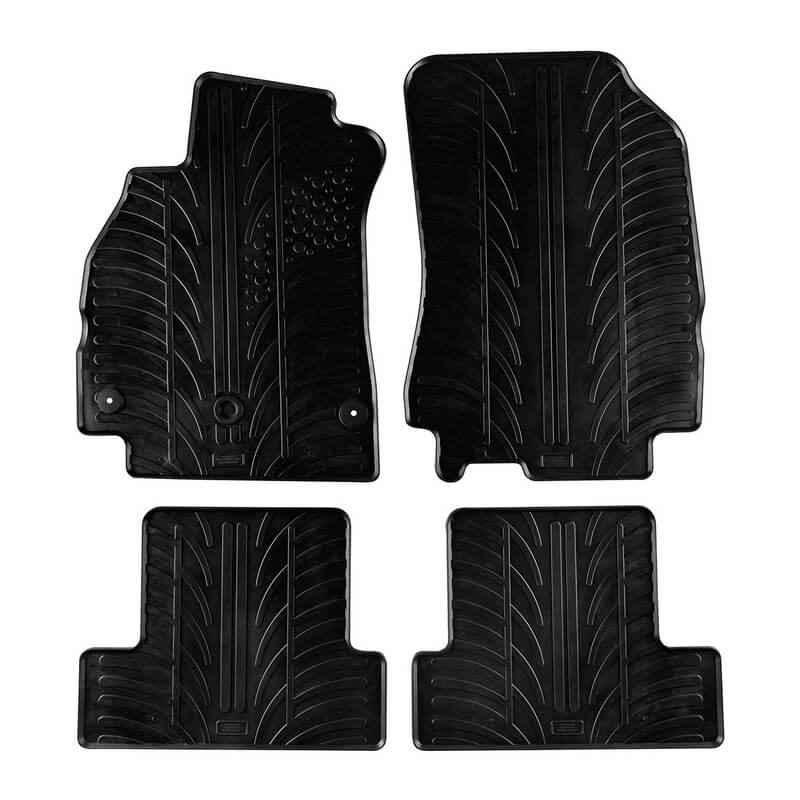 Βλησαρούλης Car Center - Πατάκια Αυτοκινήτου Gledring 0050 Renault Fluence 2009-2010/ Renault Megane III Grand Tour 2009- 2015- Μαύρο 4 Τεμάχια