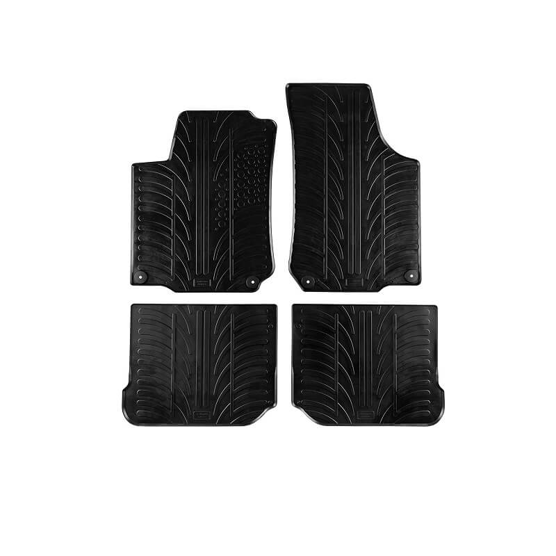 Βλησαρούλης Car Center - Πατάκια Αυτοκινήτου Gledring 0059 VW Golf 98-03 / Skoda Octavia 97-04 / Seat Leon / Toledo 1M 98-05 / VW Bora 1J 98-05 / VW Beetle 98-05 Μαύρο 4 Τεμάχια