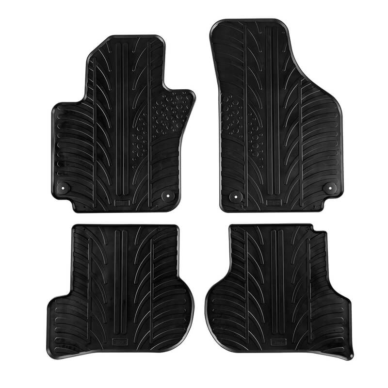 Βλησαρούλης Car Center - Πατάκια Αυτοκινήτου Gledring 0066 VW Golf V Plus after 2004-2013/ Seat Altea 2004-2006/ Seat Toledo 2005-2009 Μαύρο 4 Τεμάχια