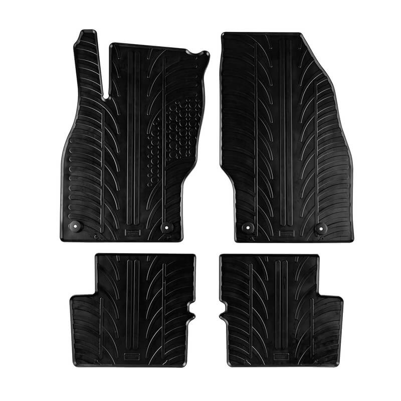 Βλησαρούλης Car Center - Πατάκια Αυτοκινήτου Gledring 0092 Opel Corsa E 2014-2019 5 Πόρτες Μαύρο 4 Τεμάχια