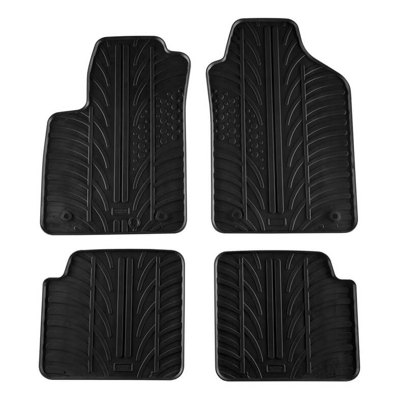 Βλησαρούλης Car Center - Πατάκια Αυτοκινήτου Gledring 0148 Fiat 500 2013- Μαύρο 4 Τεμάχια