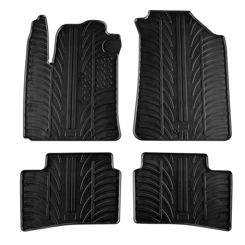 Βλησαρούλης Car Center - Πατάκια Αυτοκινήτου Gledring 0203 Hyundai I10 2014-2019 Μαύρο 4 Τεμάχια