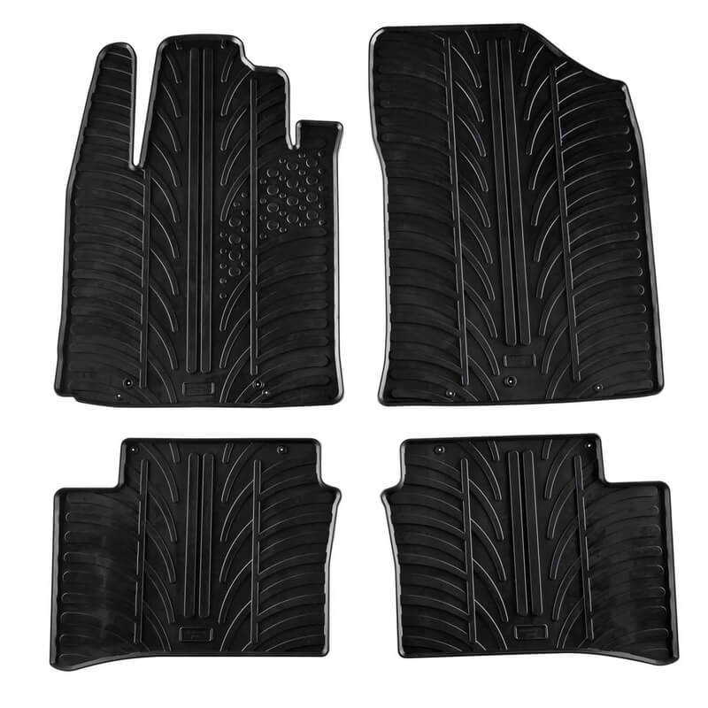 Βλησαρούλης Car Center - Πατάκια Αυτοκινήτου Gledring 0235 Kia Picanto 2011-2017 Μαύρο 4 Τεμάχια