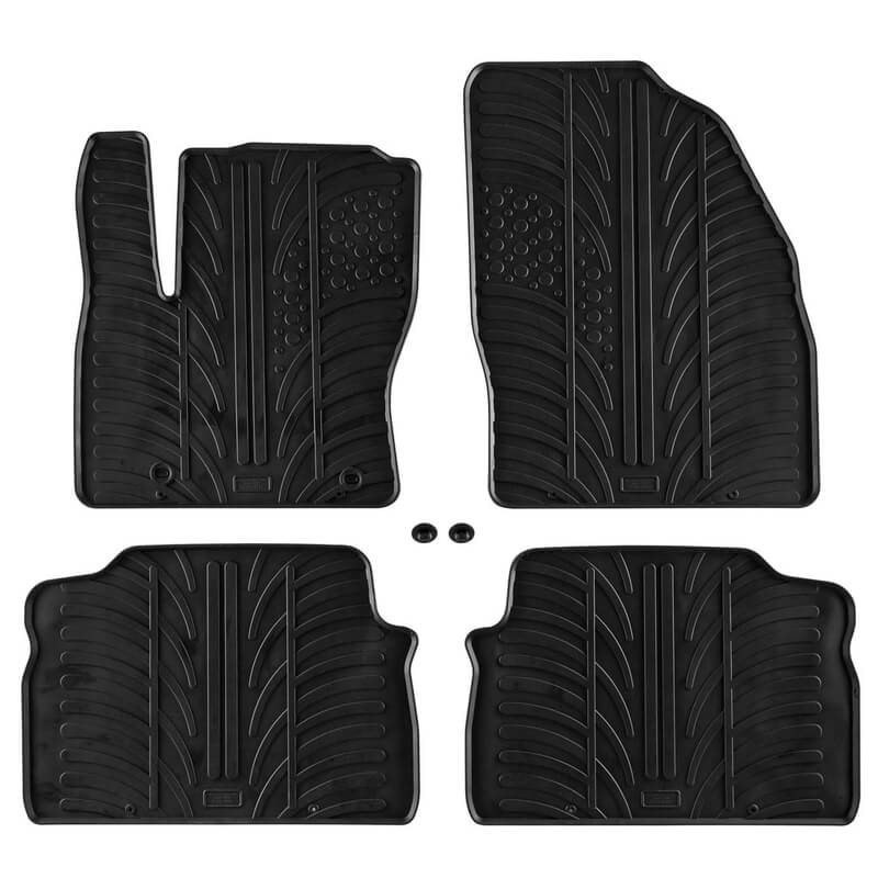 Βλησαρούλης Car Center - Πατάκια Αυτοκινήτου Gledring 0283 Ford C-Max 2003-2009 / Ford Kuga 2008-2011 Μαύρο 4 Τεμάχια