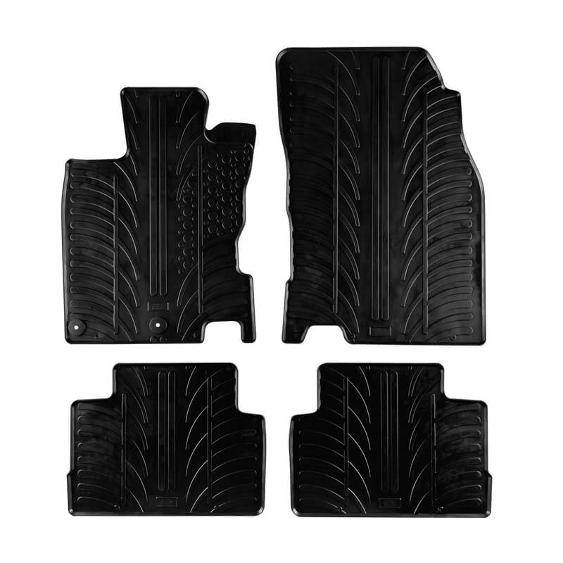Βλησαρούλης Car Center - Πατάκια Αυτοκινήτου Gledring 0296 Nissan Qashqai J11 2014- 4x4 Μαύρο 4 Τεμάχια