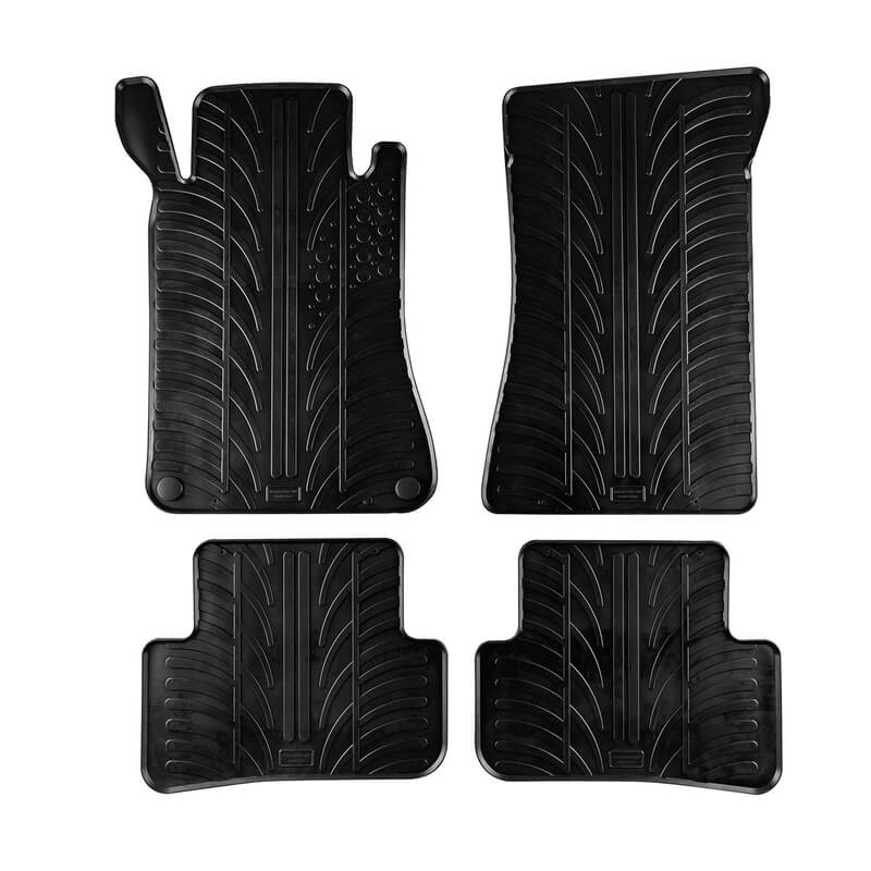 Βλησαρούλης Car Center - Πατάκια Αυτοκινήτου Gledring 0326 Mercedes C-Class W203 2001-2007 / W209 2002-2009 Μαύρο 4 Τεμαχίων