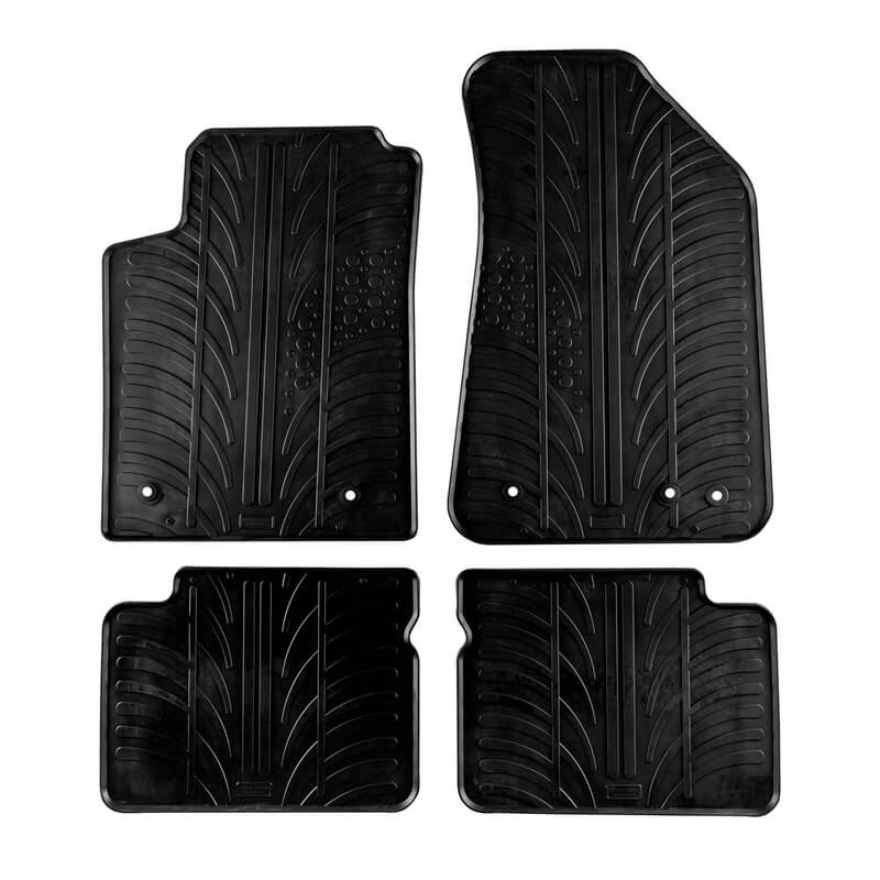 Βλησαρούλης Car Center - Πατάκια Αυτοκινήτου Gledring 0131 Fiat Bravo 2007-2014 / Lancia Delta 2009- Μαύρο 4 Τεμάχια