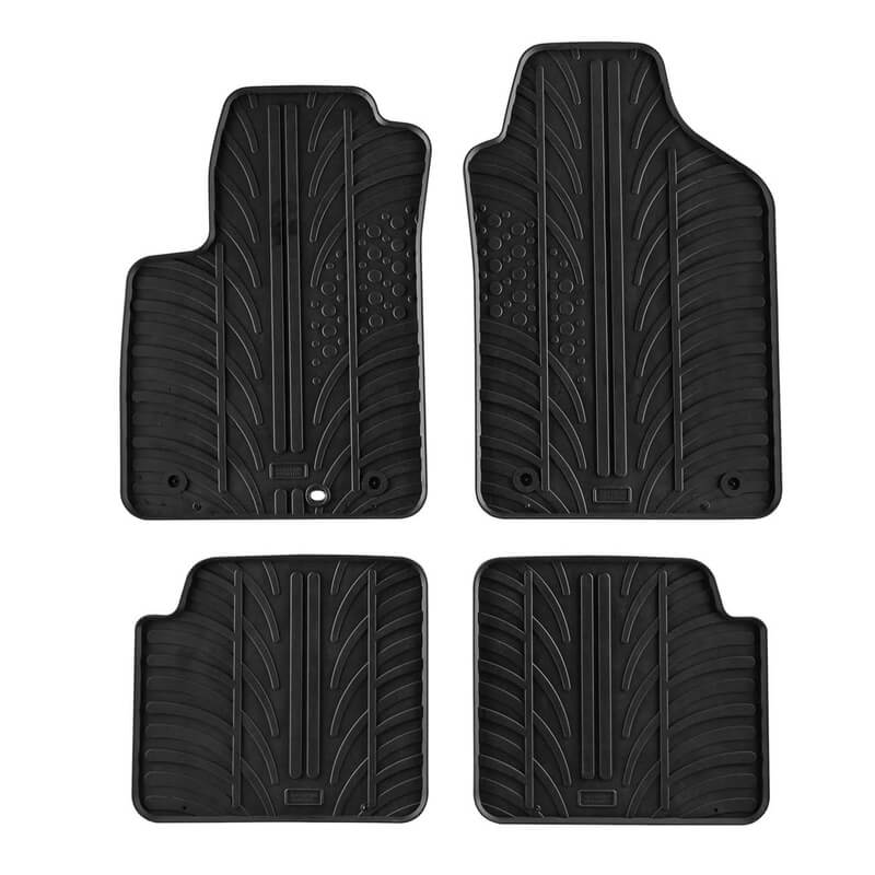 Βλησαρούλης Car Center - Πατάκια Αυτοκινήτου Gledring 0133 Fiat 500 2007-2012  Μαύρο 4 Τεμάχια