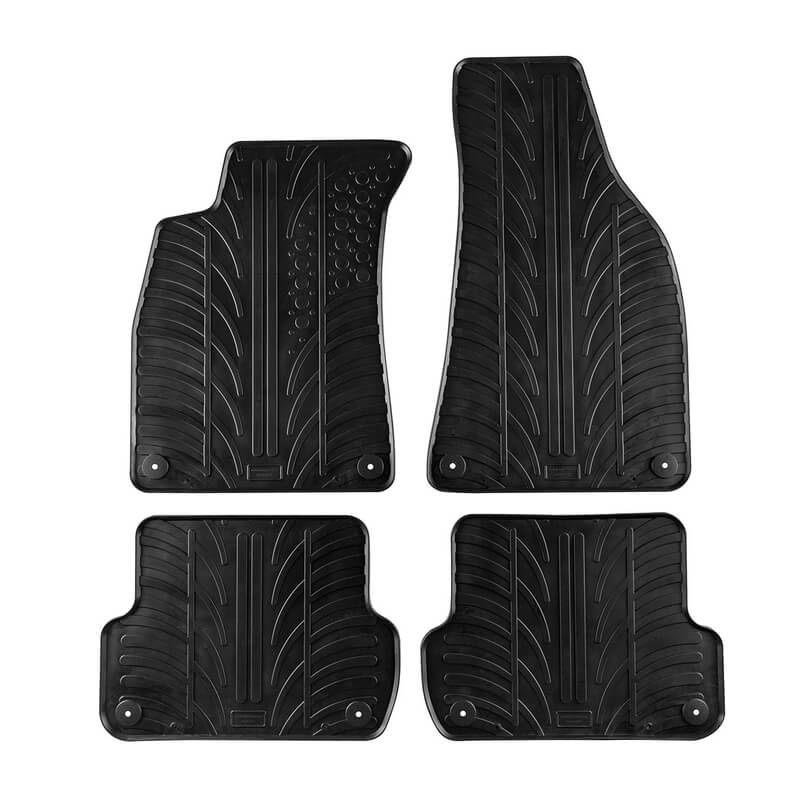 Βλησαρούλης Car Center - Πατάκια Αυτοκινήτου Gledring 0248 Audi 8E B6/B7 2001-2006 / Seat Exeo 2008-2013 Μαύρο 4 Τεμάχια