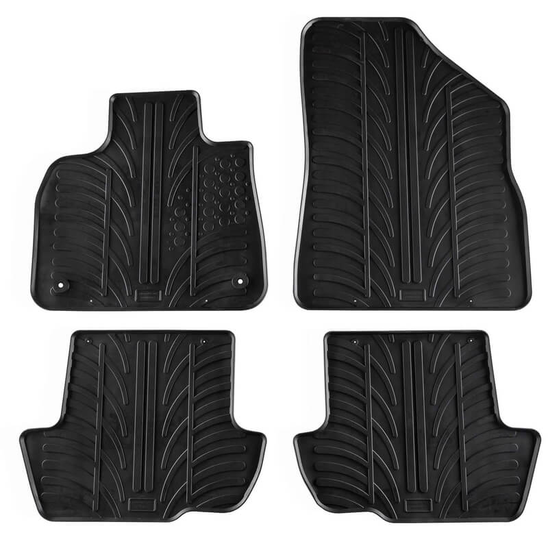 Βλησαρούλης Car Center - Πατάκια Αυτοκινήτου Gledring 0126 Citroen DS5 2012- Μαύρο 4 Τεμάχια
