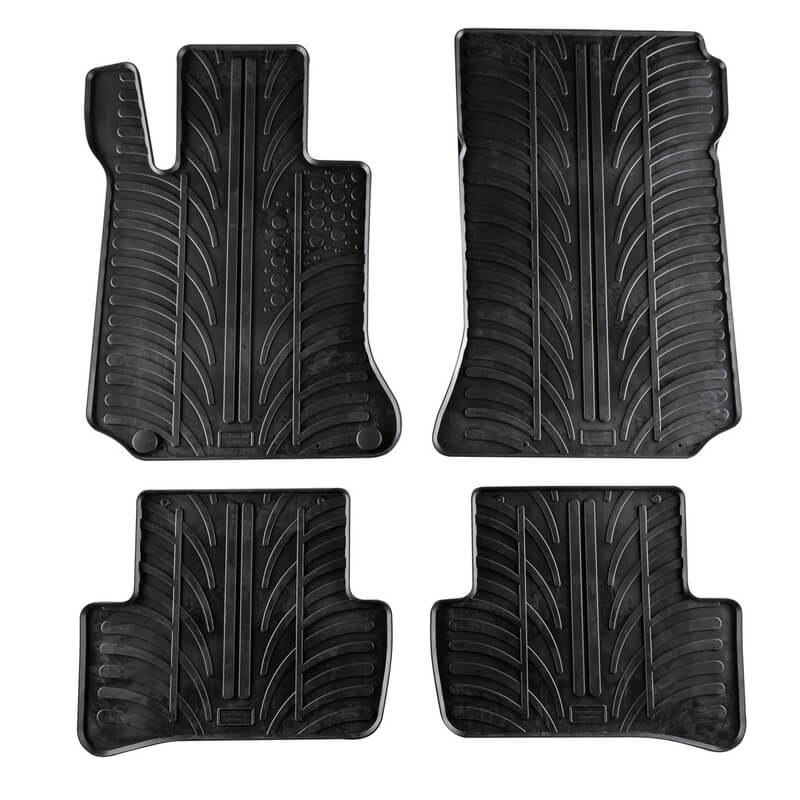 Βλησαρούλης Car Center - Πατάκια Αυτοκινήτου Gledring 0323 Mercedes C-Class W204 2007-2013 Μαύρο 4 Τεμάχια