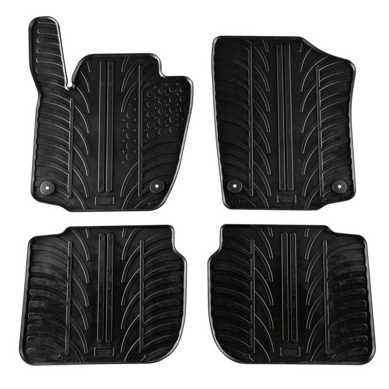 Βλησαρούλης Car Center - Πατάκια Αυτοκινήτου Gledring 0337 Skoda Rapid 2012 Χειροκίνητο / Seat Toledo 2013- Μαύρο 4 Τεμάχια