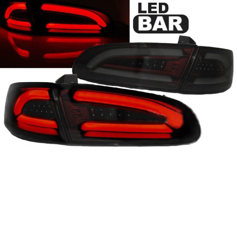 Βλησαρούλης Car Center - Πισινά Φανάρια Set Για Seat Ibiza 6L 02-08 Led Bar Κόκκινο/Φιμέ LH Group