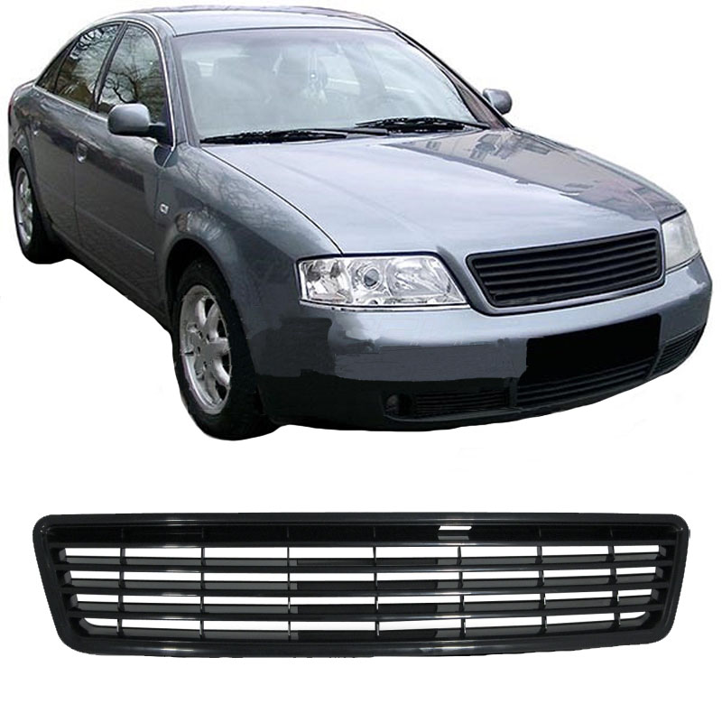 Βλησαρούλης Car Center - Μάσκα Για Audi A6 4B C5 97-01 Χωρίς Σήμα Μαύρη 1 Τεμάχιο