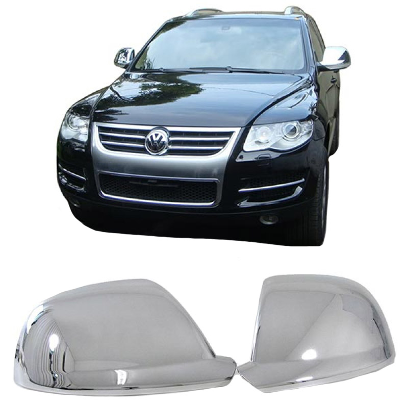 Βλησαρούλης Car Center - Καπάκια Καθρεφτών Για VW Touareg 7L 07-10 Χρωμίου 2 Τεμάχια