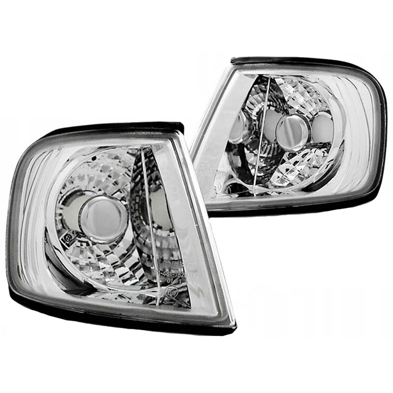 Βλησαρούλης Car Center - Μπροστινά Φλας Για Audi A3 8L 96 -00 Χρώμιο 2 Τεμάχια Sonar