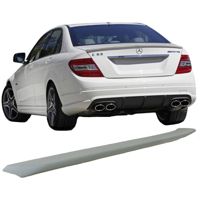 Βλησαρούλης Car Center - Αεροτομή Πορτ Παγκάζ Για Mercedes-Benz C-Class W204 07-14 Amg Look Lipspoiler Από Πολυουρεθάνη
