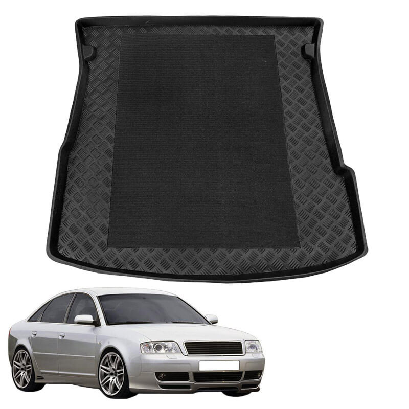 Βλησαρούλης Car Center - Πατάκι Πορτ-Παγκάζ 3D Σκαφάκι Για Audi A6 C5 97-04 Sedan Μαύρο Rezawplast