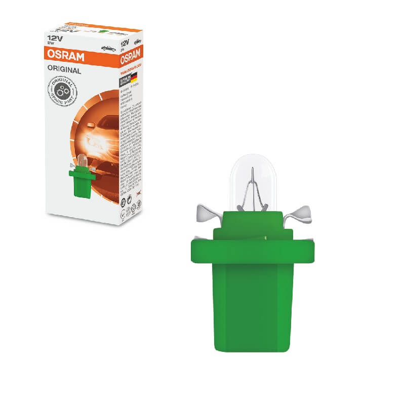 Βλησαρούλης Car Center - Λάμπα Αλογόνου Με Βάση B8.5d 12V 2w Osram 2722MF 1 Τεμάχιο