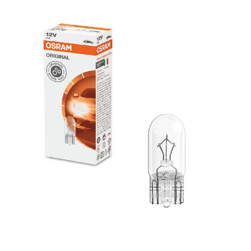 Βλησαρούλης Car Center - Λάμπα Αλογόνου T10 W2W 12V W2.1x9.5D Osram 2820 1 Τεμάχιο