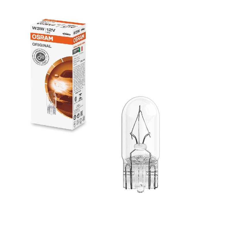 Βλησαρούλης Car Center - Λάμπα Αλογόνου T10 W3W 12V W2.1x9.5D Osram 2821 1 Τεμάχιο
