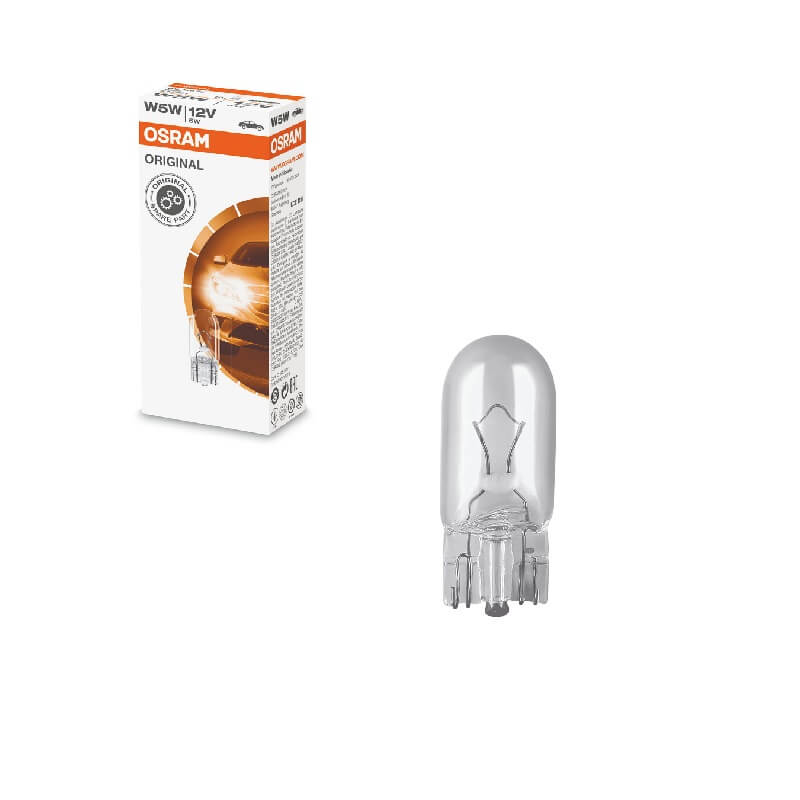 Βλησαρούλης Car Center - Λάμπα Αλογόνου T10 W5W 12V W2.1x9.5D Osram 2825 1 Τεμάχιο