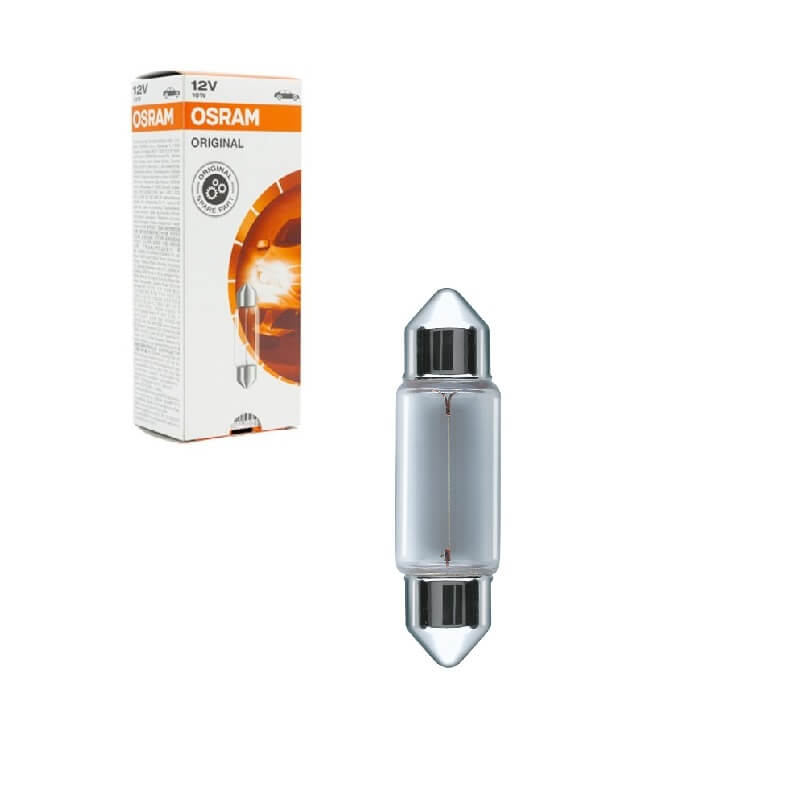 Βλησαρούλης Car Center - Λάμπα Σωληνωτή 36mm C10W SV8.5-8 12V 10W Original Osram 6461 1 Τεμάχιο