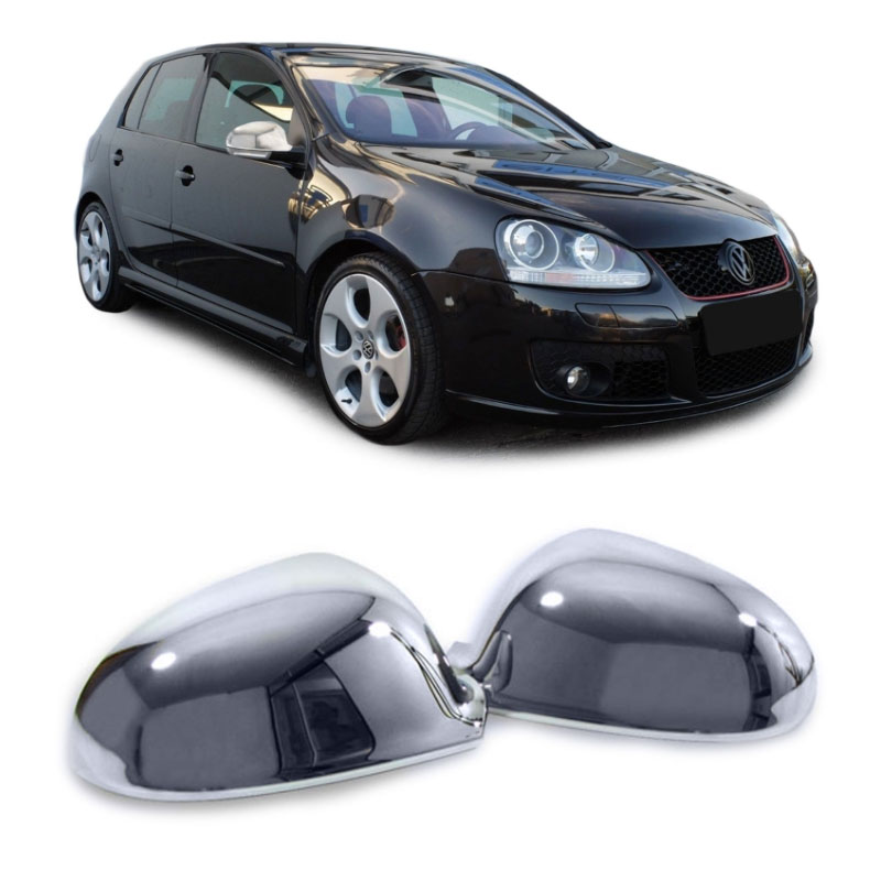 Βλησαρούλης Car Center - Καπάκια Καθρεφτών Για VW Golf V (5) 03-08 / Jetta 05-10 / Eos 06-08 / Sharan 04-10 / Passat 3BG 04-05 Χρωμίου 2 Τεμάχια