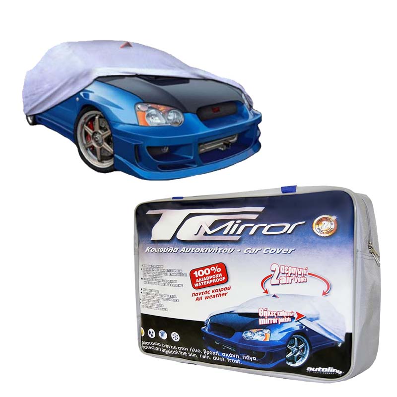 Βλησαρούλης Car Center - Κουκούλα Αυτοκινήτου TC-Mirror Νούμερο 9 Sedan XX-Large 521x180x130cm