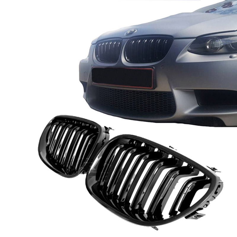 Βλησαρούλης Car Center - Καρδιές Μάσκας Για Bmw 3 E92 /E93 06-11 M4 Look Με Διπλή Γρίλια Μαύρο Γυαλιστερό 2 Τεμάχια