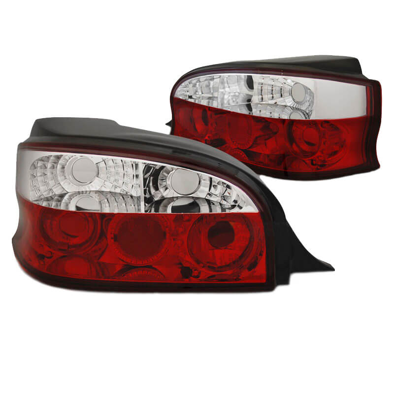 Βλησαρούλης Car Center - Πισινά Φανάρια Set Για Citroen Saxo 96-99 Κόκκινο/Crystal JunYan