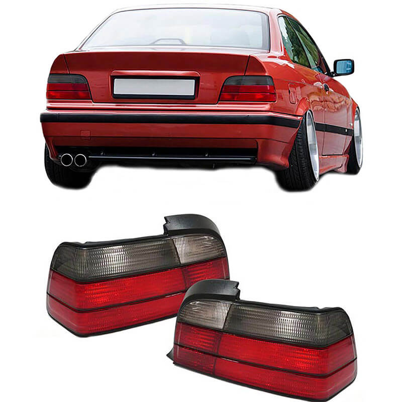 Βλησαρούλης Car Center - Πισινά Φανάρια Set Για Bmw 3 E36 Coupe/Cabrio 90-99 M3 Look Κόκκινο/Φιμέ Eagle Eyes