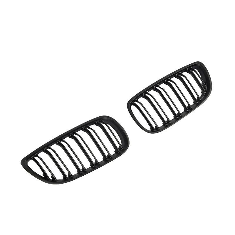 Βλησαρούλης Car Center - Καρδιές Μάσκας Για Bmw 3 E92 /E93 06-11 M4 Look Με Διπλή Γρίλια Μαύρο Ματ 2 Τεμάχια