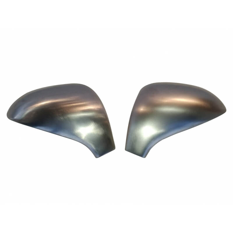 Βλησαρούλης Car Center - Καπάκια Καθρεφτών Για Peugeot 207 06-14 Brushed Aluminium 2 Τεμάχια