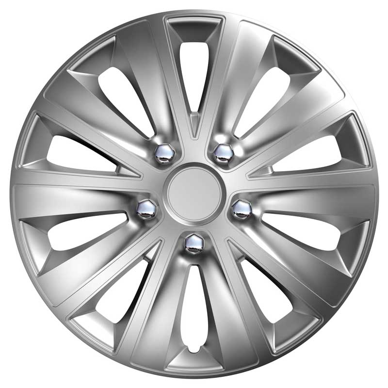 Βλησαρούλης Car Center - Τάσια Τροχών Αυτοκινήτου 15" Rapide 101188 NC Ασημί & Μαύρο CBX 4 Τεμάχια